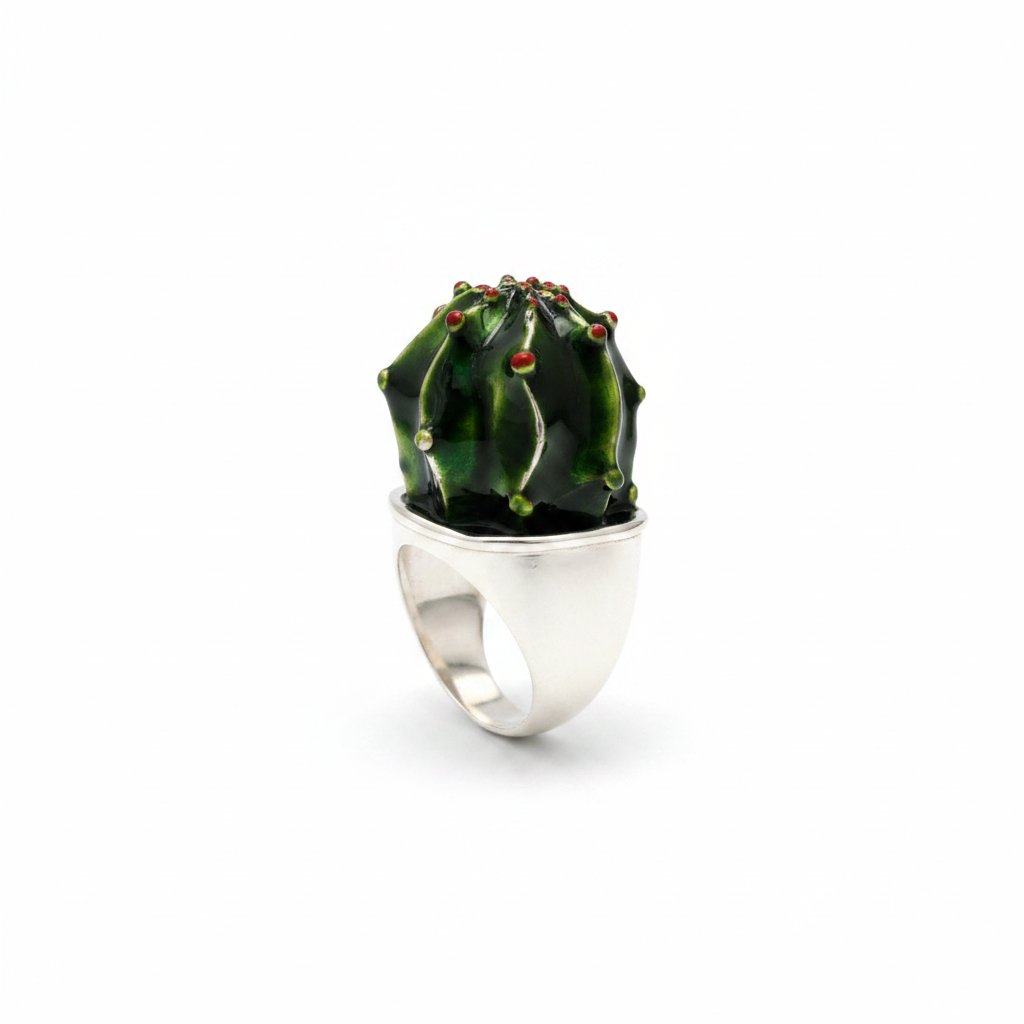 Anello Cactus – verde più saturo