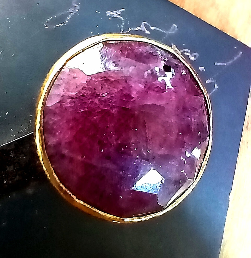 Anello Rubino Rajasthan