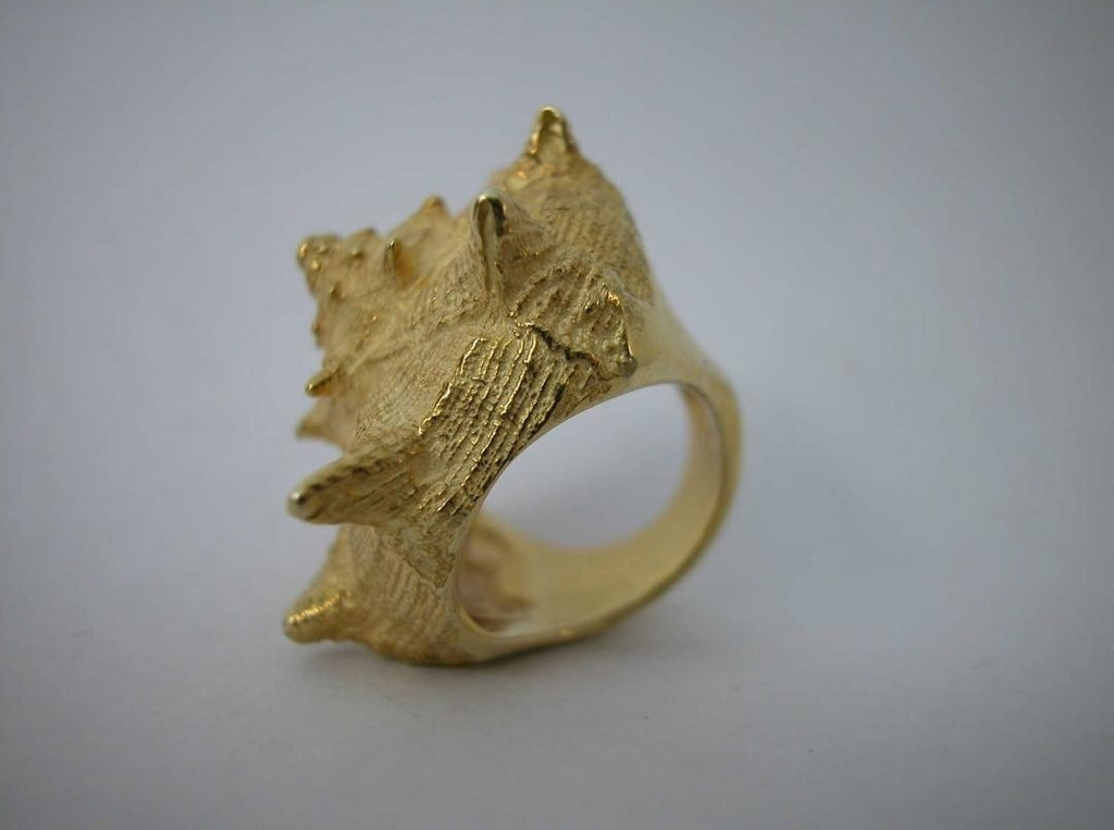Anello Murice in Argento 925 dorato Oro 24 Carati